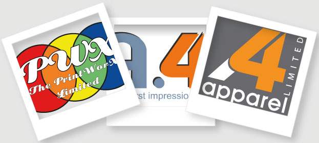 A4 Apparel's logo transition
