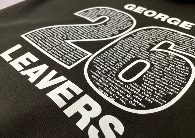 Example of a leavers hoodie