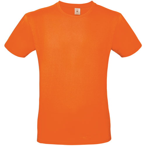 B&C Collection E150 T-Shirt Uomo In Cotone - Vestibilità Dritta, Colore Nero, Taglia M, Certificata OEKO-TEX