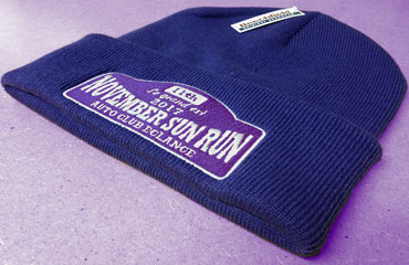 Apparel with Beanies custom embroidery A4 Personalised at