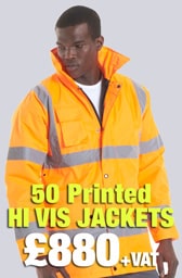 50 Printed Hi Vis Jackets Deal